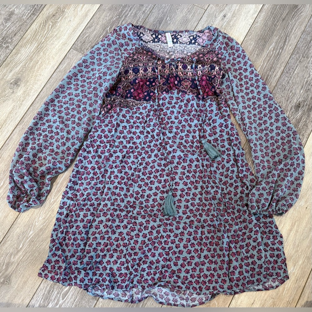 Patterned Multicolor Dress